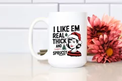 I like them real thick and sprucey Clipart PNG Product Image 3