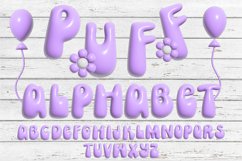 3D Inflated Puff Alphabet Sublimation Bundle PNG Product Image 1