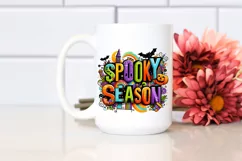 Halloween Spooky Watercolor Clipart PNG Product Image 3
