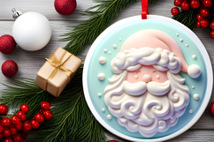 Round Christmass Ornament Sublimation|Clipart Product Image 2