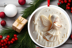 Round Christmass Ornament Sublimation|Clipart Product Image 2