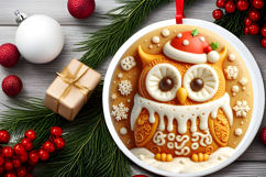 Round Christmass Ornament Sublimation|Clipart Product Image 2