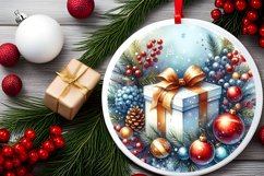 Gift Christmas Ornament Sublimation PNG Product Image 2
