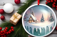 Pastell Winter Scene with Elf PNG Product Image 2