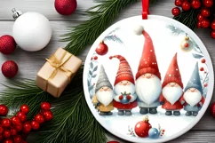 Winter Gnomes Christmas Ornament Product Image 2