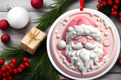 3D Santa Sublimation PNG Product Image 2