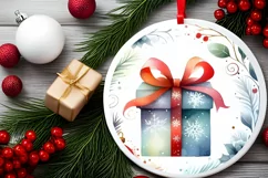 Colorfull Gift Watercolor Sublimation PNG Product Image 2