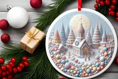 Pastel Molten Candy Detailed Digital Painting Sublimation Product Image 2