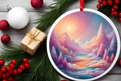 Pastel Molten Candy Detailed Digital Painting Sublimation Product Image 2