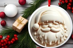 Santa Christmas Ornament PNG Product Image 2