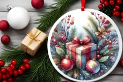 Colorful Gift Watercolor Sublimation PNG Product Image 2