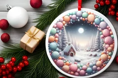 Pastel Molten Candy Detailed Digital Painting Sublimation Product Image 1