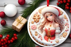 Santa's Girl 3D Type Treatment Sublimation PNG Product Image 2