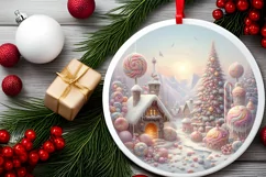 Pastel Molten Candy Detailed Digital Painting Sublimation Product Image 1