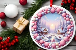 Digital Painting Christmas Candy Scene PNG Product Image 1