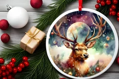 Full Color Christmas Reindeer PNG Product Image 2