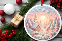 Detailed Digital Painting Molten Candy Sublimation PNG Product Image 1