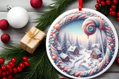 Detailed Digital Painting Molten Candy Sublimation PNG Product Image 1