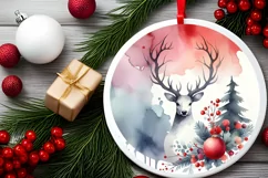 Full Color Christmas Reindeer PNG Product Image 2