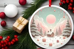 Digital Painting Christmas Candy Scene PNG Product Image 1