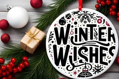 text,wishes,winter Product Image 2