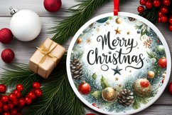 Merry Christmas Type Treatment Sublimation PNG Product Image 2