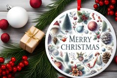 Merry Christmas Type Treatment Sublimation PNG Product Image 2