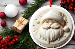 Santa with Depth Sublimation PNG Product Image 2