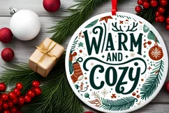 Christmas Vector Warm and Cozy Sublimation PNG Product Image 2