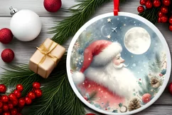 Watercolor Santa Christmass PNG Product Image 2
