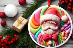 Joy 3D Martzipan Winter Ornament PNG Product Image 2