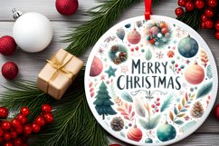 Pastel Merry Christmas Winter PNG Product Image 2