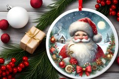Watercolor Santa Winter PNG Product Image 2