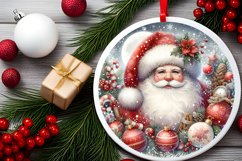 Watercolor Santa Winter PNG Product Image 2