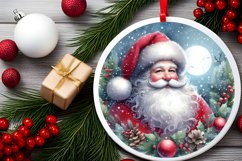 Watercolor Santa Winter PNG Product Image 2