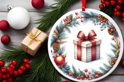 Christmas Gift Ornament PNG Product Image 1