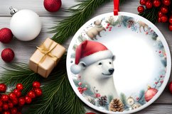 Christmass Round Ornament Product Image 2