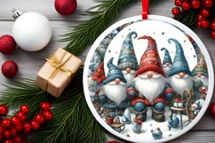 Christmass Round Ornament Product Image 2