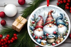 Christmass Round Ornament Product Image 2