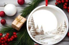 3D Winter Scene Sublimation PNG Product Image 1