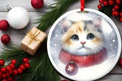 Christmass Round Ornament Product Image 2