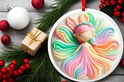 3D Fairy Christmas Sublimation PNG Product Image 2