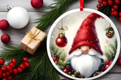 Christmass Round Ornament Product Image 2