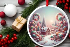 Detailed Candy Christmas Sublimation PNG Product Image 2