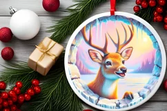 Melting Ice Deer with Goofy Smile PNG Product Image 2