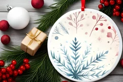 Snowy Wishes Winter Scene Sublimation PNG Product Image 2