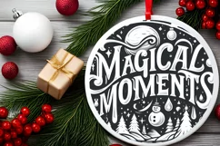 Christmas 3D Round SVG Magical Moments Product Image 2