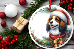 Round Christmass Ornament Sublimation|Clipart Product Image 2