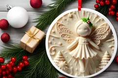 Festive Christmas Fairy PNG Product Image 2