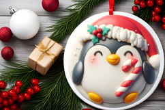 Round Christmass Ornament Sublimation|Clipart Product Image 2